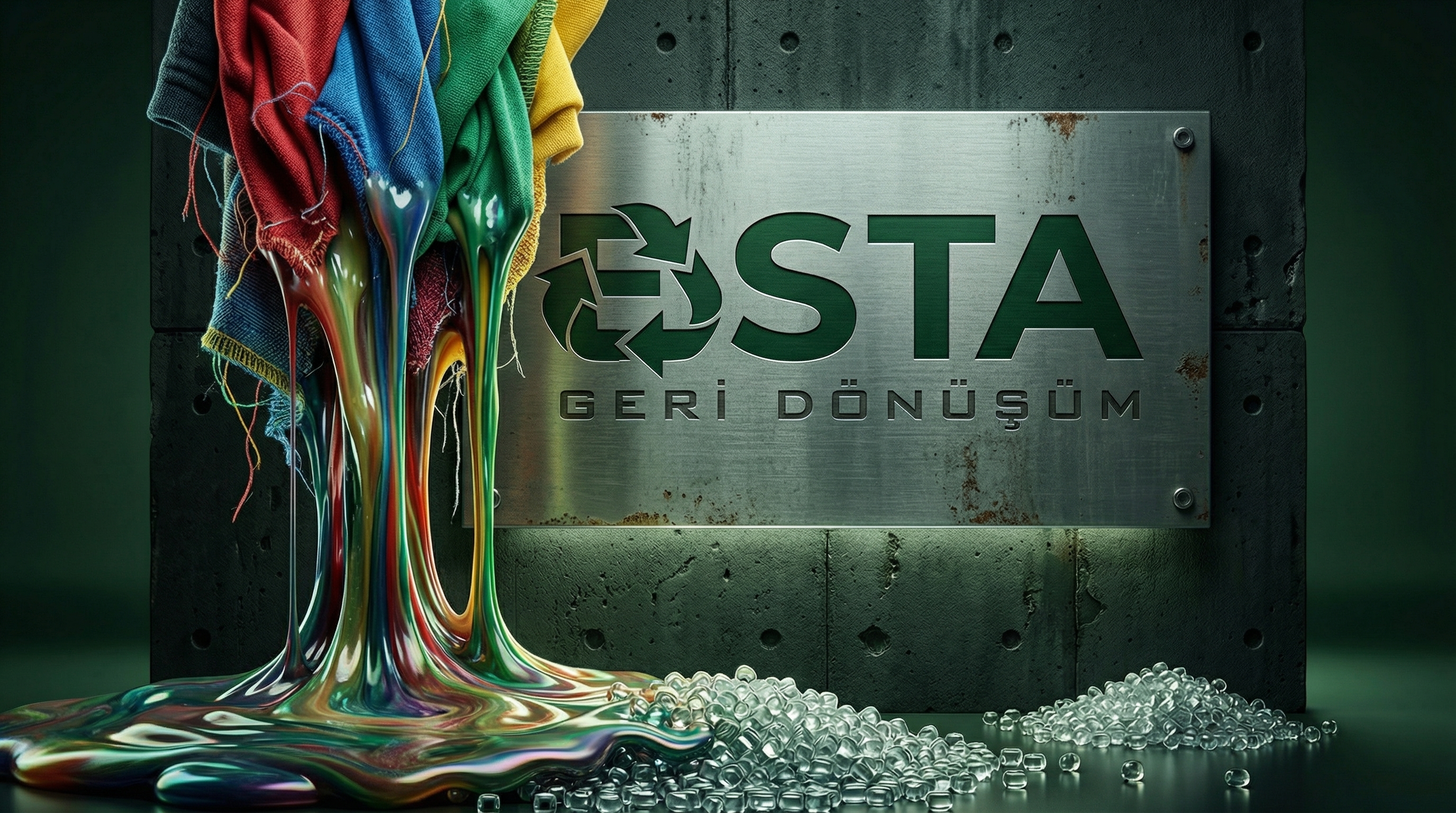 GRS sertifikalı tekstil geri dönüşüm üretim hattı